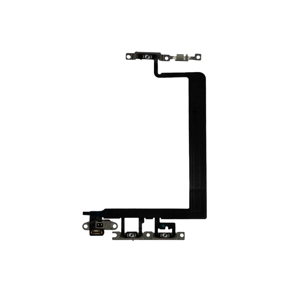 iPhone 13 Power and Volume / Audio Button Flex Cable with Metal Bracket