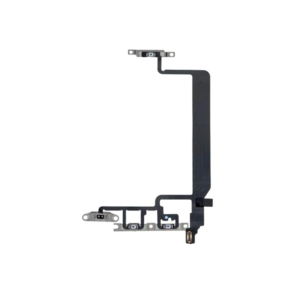 iPhone 13 Pro Power and Volume / Audio Button Flex Cable with Metal Bracket
