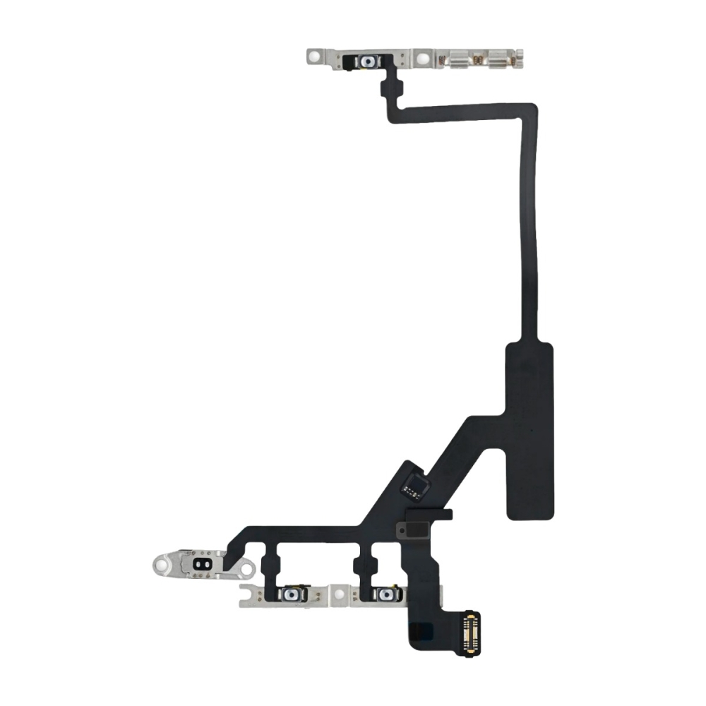 iPhone 14 Pro Max Power and Audio Flex Cable Replacement with Metal Bracket
