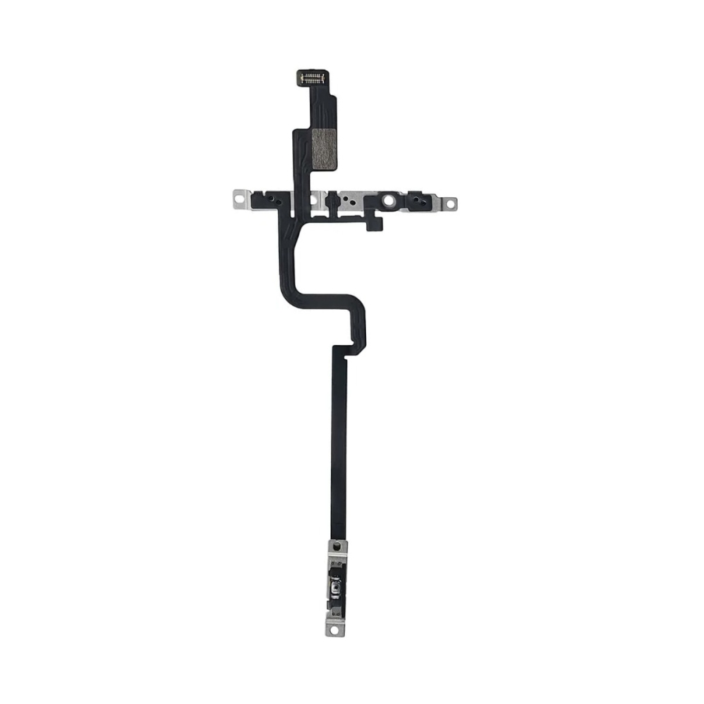 iPhone 15 Pro Max Power and Audio Flex Cable Replacement with Metal Bracket