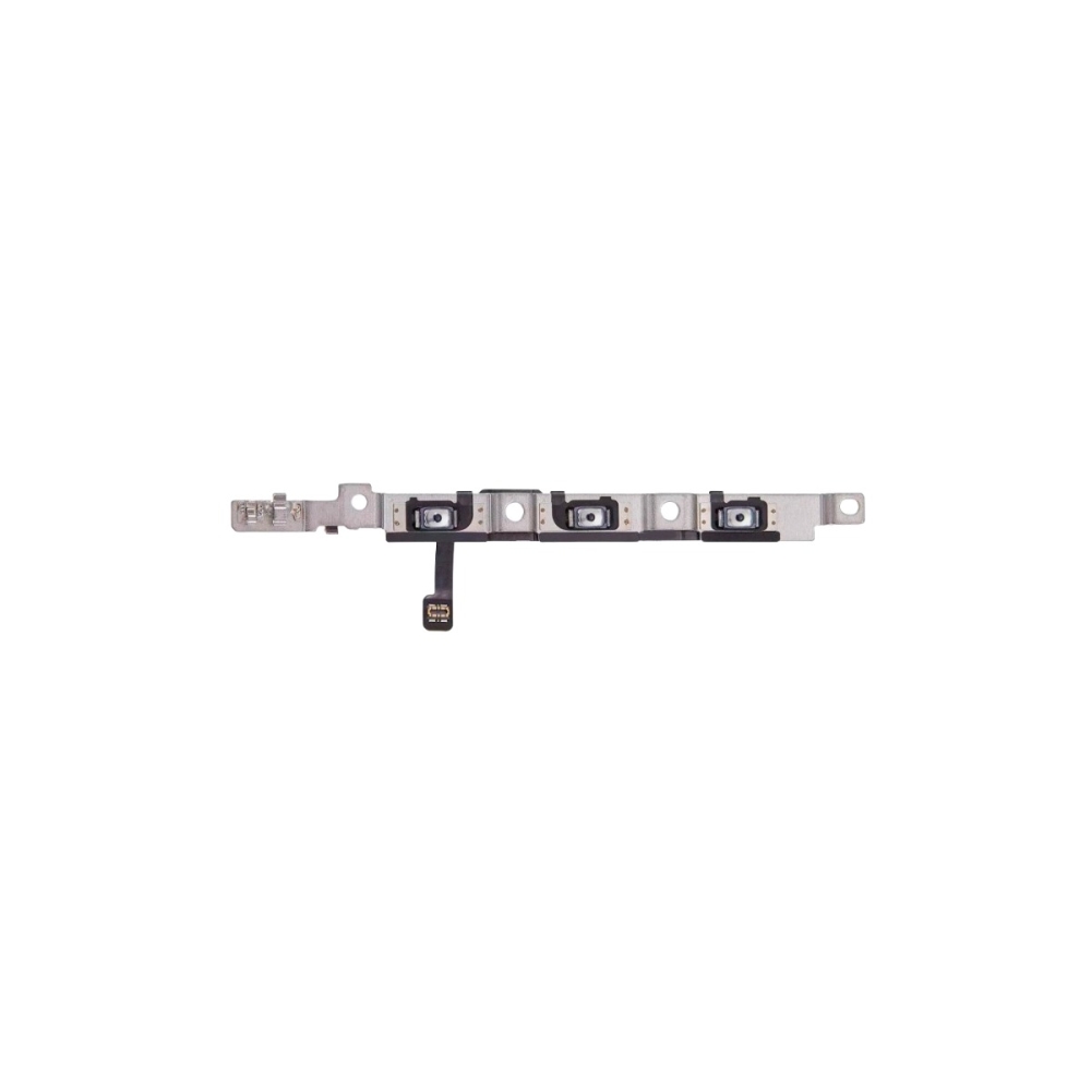 iPhone 16 Pro Max Volume / Audio Button Flex Cable with Metal Bracket