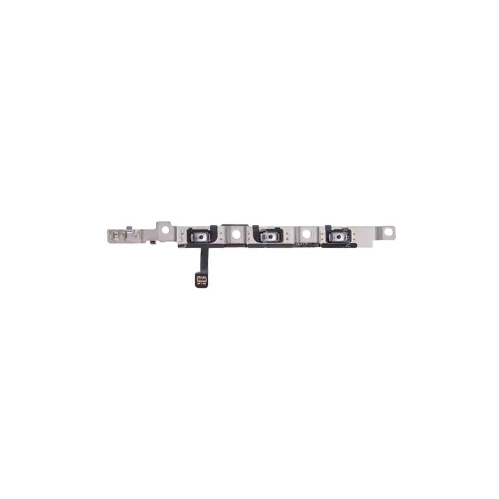 iPhone 16 Pro Volume / Audio Button Flex Cable with Metal Bracket