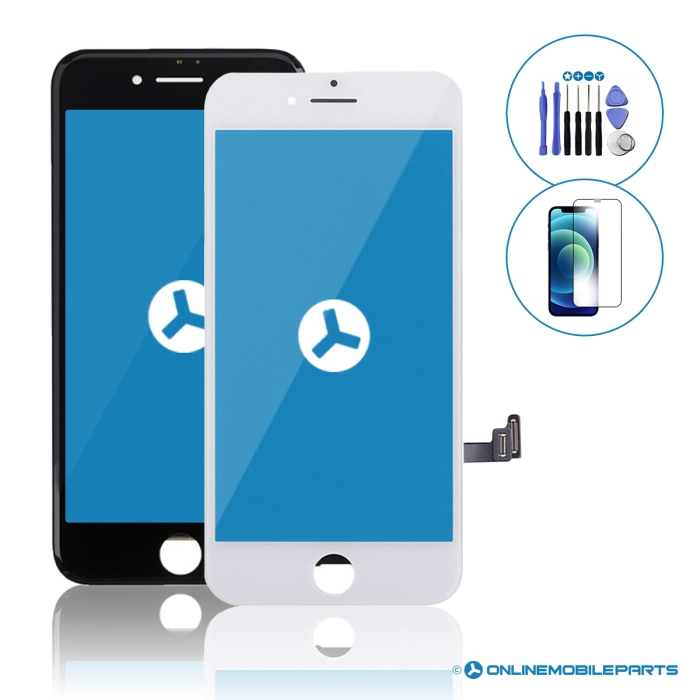 iPhone 7 Black & White LCD Screen Repair Replacement Kit