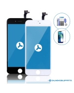 iPhone 6 Black & White LCD Screen Replacement Side By Side Front