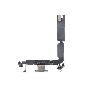 iPhone 16 Plus Charging Port Replacement With Microphone Flex Cable Green