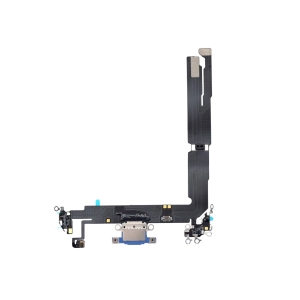 iPhone 16 Plus Charging Port Replacement With Microphone Flex Cable Blue