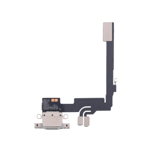 iPhone 16 Pro Charging Port Replacement With Microphone Flex Cable Natural Titanium