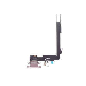 iPhone 16 Pro Max Charging Port Replacement With Microphone Flex Cable White Titanium
