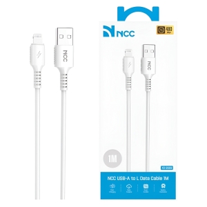 NCC USB-A to Lightning Charging & Data Cable - 1m
