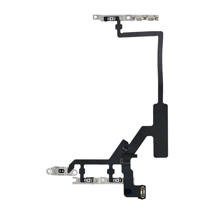iPhone 14 Pro Max Power and Audio Flex Cable Replacement with Metal Bracket