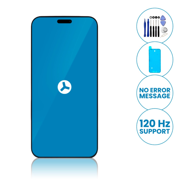 iPhone 15 Pro Diagnostic (No Error Message) Soft OLED Screen Repair Replacement Kit