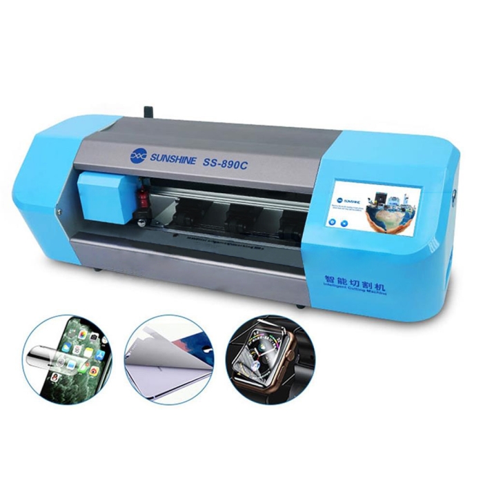 SUNSHINE SS-890C Phone and Table Pad Screen Protector Cutting Machine and Cutter Head Core